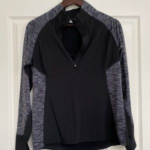 Black Quarter Zip Up